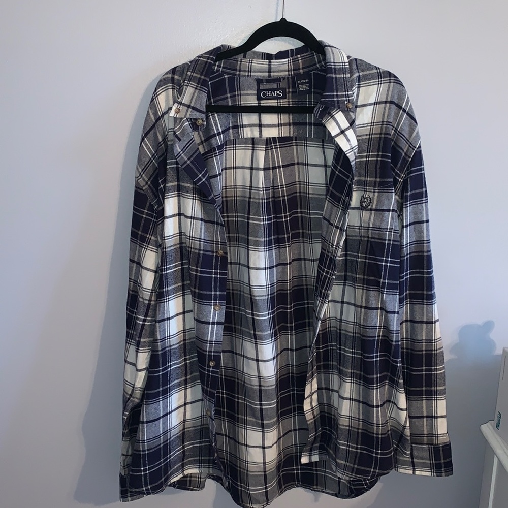 Chaps cotton button up